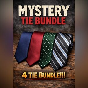 Mystery Tie Bundle!!! 4 Ties!!